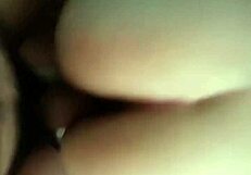 Latina's White Ass Fucked Creampie in POV by Mexican