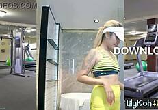 Hey, Petite Asian Teen Lily Koh Fucks Her Pussy Solo for Kinky Viewers