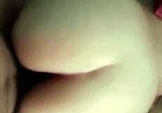 Latina's White Ass Fucked Creampie in POV by Mexican