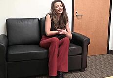 Zelda experiences hardcore first-time sex on camera, fucking and sucking cock in extreme interview.