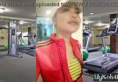 Hey, Petite Asian Teen Lily Koh Fucks Her Pussy Solo for Kinky Viewers