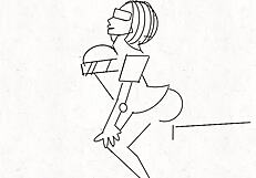 art cartoon smashing in wet animated scenes