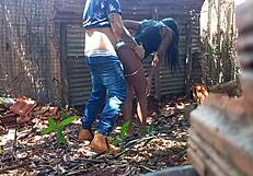 Neguimha Gostosa Subrinha Safada Gives Tight Ass on Sitio for Hard Anal