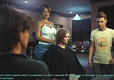 A wife and stepmother in a game scenario