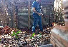 Neguimha Gostosa Subrinha Safada Gives Tight Ass on Sitio for Hard Anal