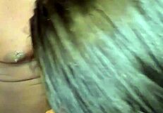 Horny Latina Pornstar Deepthroats Big Black Cock in Homemade Video, Ending with Facial on Stepbrother.