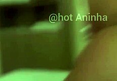 Hard Not to Cum with Aninha's Big Ass Riding Rough