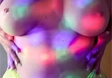 Fucking hot clown with big clit anal fingering