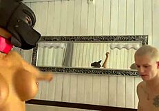 Monika Fox Feels Crazy Christmas Bi-Sex Party