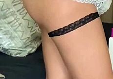 ivy flores teases in bdsm maid nurse roles, feeling intense pleasure