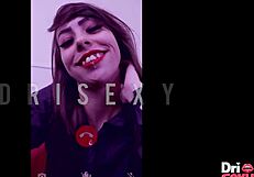 bold secretary dri sexy gives jerk off instructions with her ass and pussy