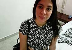 My jealous colombian stepsister wants anal in the hotel