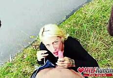 Harleen Van Hynten fucks outdoors crazily