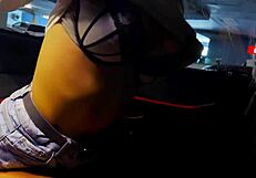 Risky Public Blowjob Quickie In Crowded Supermarket Parking