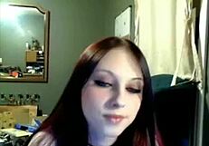 Miss Liz Vicious Cam Show: Big Pink Dildo Masturbation.