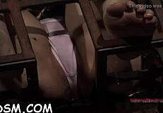 i caged up this gal and she needs castigation