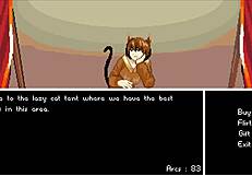 Doki Doki Tri-Line hentai game ep 2 with lesbian succubus sex