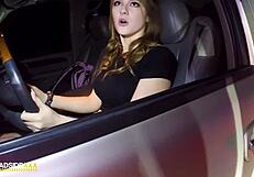 Roadside outdoor pov sex with mechanic featuring big tits and cowgirl