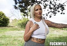 Louise Lee teases Marcus London with her big tits ass british pov blowjob petite hardcore amateurs