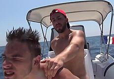 European gay porn: Seaman controls and fulfils in outdoors and open space location