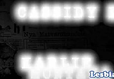 Beautiful Lesbian Vixens Seduce Cute Babes' Hairy Pussies with Passionate Cunilingus in Group Play