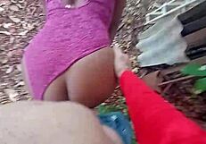 Do Patrao: Danu Offers Tight Bucetinha to Tarado Motoboy in Public! 😈