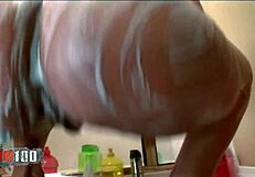 Pretty Jazmin's Ass Dilates During Naughty Wet Anal Game with Big Black Cock