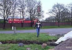 I joined a real street casting with Thai teen Kitty in Flensburg