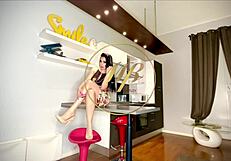 Goddess dominates with feet!