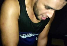 Raw gay fuckfest with no condom scenes in outdoor finger banging stalls