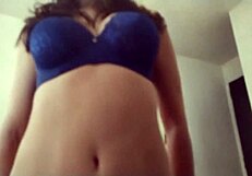 hot babe riding my cock for creampie