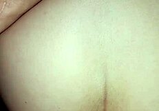 Dog style cum shot on the rear end