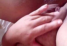 Addicted to masturbating, this amateur with small tits reaches orgasm in solo session part seven.