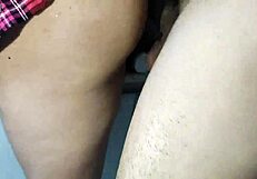 Hey, wanna see this cute miniskirt teen get creampied on the washer?