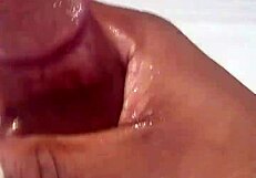 Intriguing gay jerking off to massive black cocks in interracial scenes