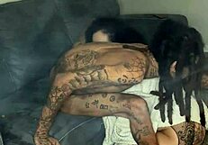 Interracial indian deepthroats monster cock and gets nasty cumshot