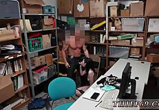 I fucked the teen emo in uniform as a fake cop