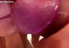 She Swallows Cum Close Up With Tongue