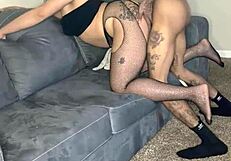 Interracial indian deepthroats monster cock and gets nasty cumshot