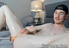 I-I accidentally moaned so loud during my solo gay anal session