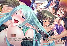 Harem Hunter Sex-Ray Vision Ep3 - Fivesome Action in Tavern