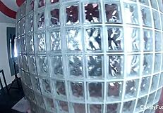 Christy Mack's backstage shower fun, nude and wet