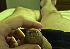 New straight guy tours around the city showing off his giant penis