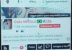 Tattooed Brazilian Slut Prostitute Cum On Big Ass