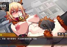 big tits cowgirl riding big cock in anime hentai