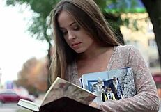 Watch Arina G, The Brunette Pornstar With Big Natural Tits, Slowly Undress In This Softcore Solo Scene – Is She Hairy Down There?