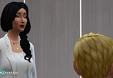 Alice Spencer-Kim Gets Anal Fucked In Sims 4