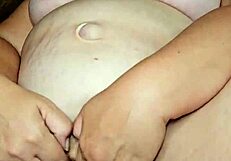 Milf's Pregnant Pussy Squirts Hard In Close-Up.