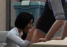 Alice Spencer-Kim Gets Anal Fucked In Sims 4