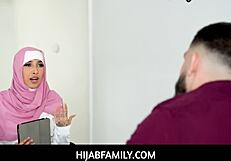 Can You Believe It? Arab Hijab Student Paulina Ruiz Seduces Her Big Cock Teacher!